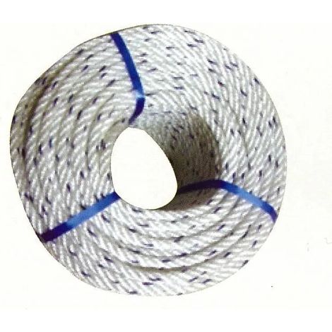 Corda corderie mesnard cordage polypropylene 8 mm 25 m galleggiante