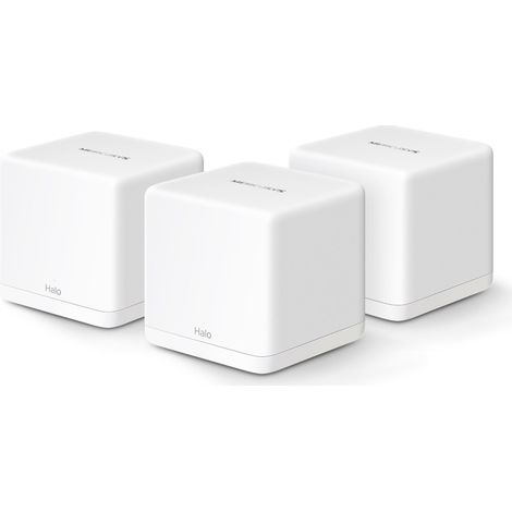 Mercusys Halo H60x Doble Banda (2,4 Ghz / 5 Ghz) Wi-fi 6 (802.11ax) Blanco 2 Interno (1/4)