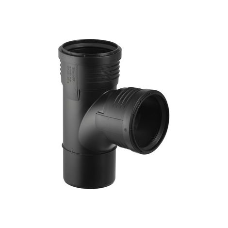 Geberit Silent-PP Derivazione a curva 87,5°, DN 100 / 90, 390.554.14.1