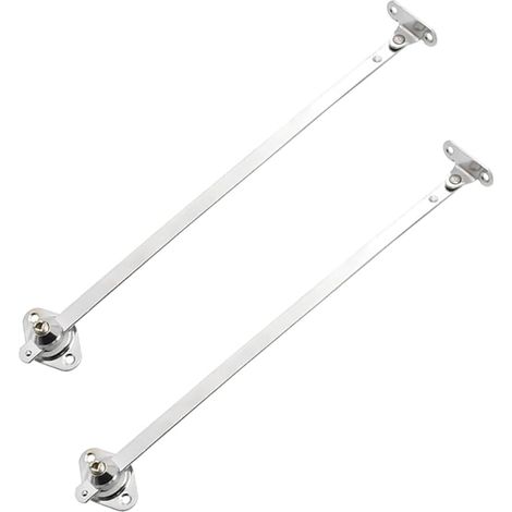 Lot de 2 charnières abattantes pour porte d'armoire et couvercle de loft, matériaux de fermeture pour meubles