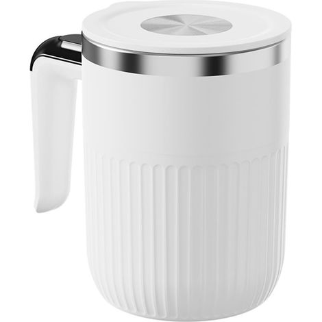 Tasse à mélanger automatique multifonctionnelle en acier inoxydable 316, adaptée au café, pour la préparation de boissons chaudes et froides, équipée d'une poignée ergonomique. (1/5)