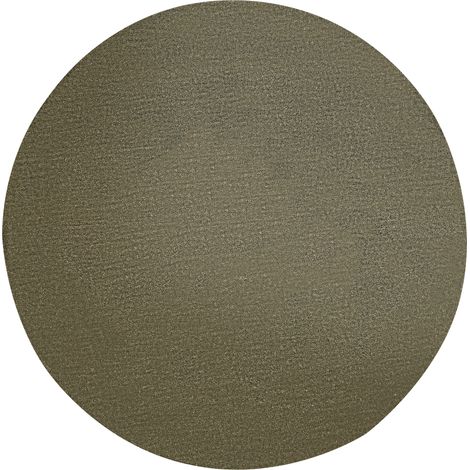 Alfombra redonda de lana alfombra decorativa tejida a mano 140 cm verde oliva Vasco