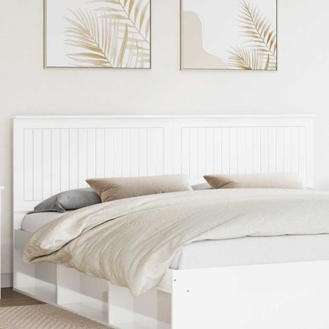 vidaXL Tête de lit Blanc Brillant Bois d'ingénierie
