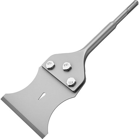 Burin SDS Plus Large 270 x 100 mm Burin Carrelage en Acier Carbone Spatule pour Retirer la Colle à Carrelage, Mortier-colle, Colle à Moquette, Sol Stratifié, Colles, Mortier (1/5)