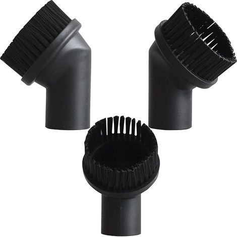 3 Pièces Brosse à Poussière 35 mm Diamètre, Premium Brosse Ronde Aspirateur Confort pour Meubles, Brosse Tapis Aspirateurs Universel, Accessoires Buse Rechange pour Nettoyer Lacunes du Canapé (1/5)