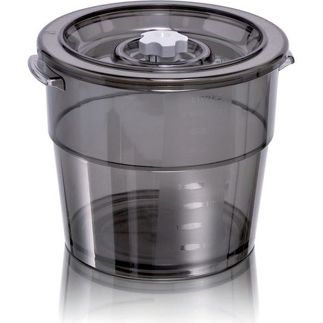 Magic Vac ACO1002 Behälter de Lebensmittelaufbewahrung Rund Schüssel 4 L Grau 1 Stück(e)