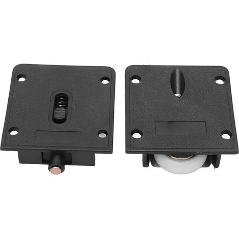 4 paires de roulettes 25 mm portes placard coulissantes (1/5)
