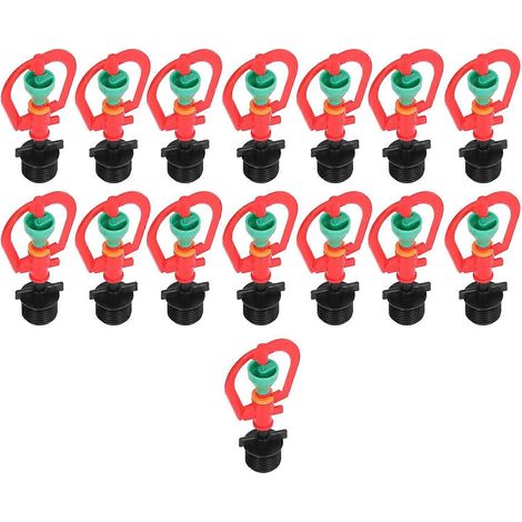15Set G1/2 External Thread Garden Watering Sprinkler Water Sprayer Nozzle Irrigation Nozzle (1/5)