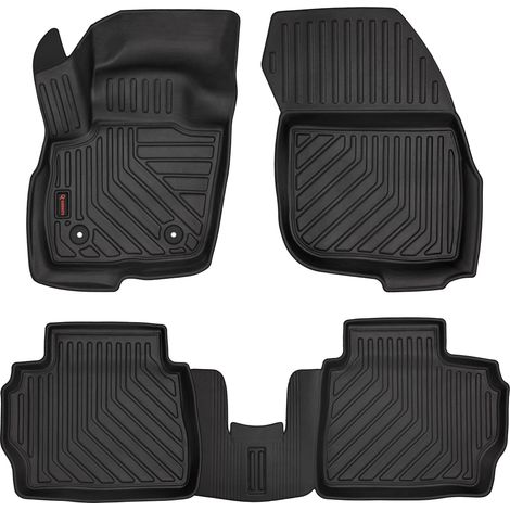 Alfombrillas de goma 3D para coche: Ford Mondeo MK5 (sedán, familiar, 2015-) - borde de 5 cm