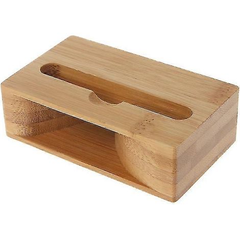 Support en bois pour téléphone portable Apple, support multifonctionnel pour diffusion en direct (1/5)