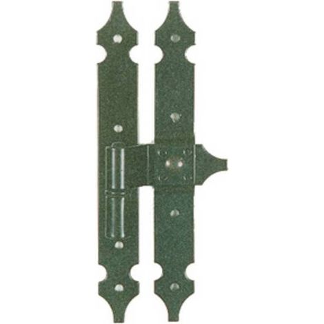 4 x CERNIERA FERRO POLIMERIZ 6304 A FILO 25 CM