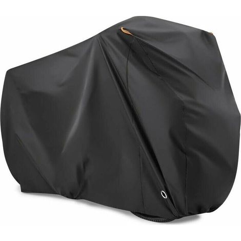 Copertura per bici per 2 bici, copertura per bici impermeabile in nylon 190T con protezione antipolvere, UV e pioggia per mountain bike