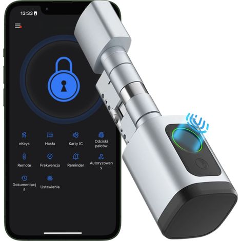 Cilindro di serratura elettronica V1 TTLock Argento