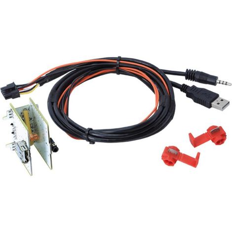 Adaptateur de prise USB AUX compatible avec Fiat 500L 500X Ducato