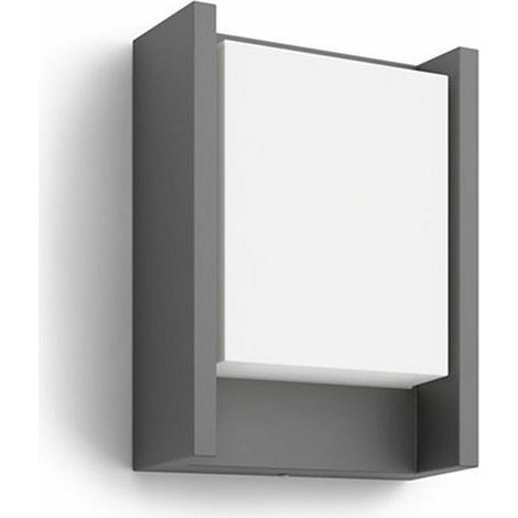 Philips Arbour LED Wandleuchte anthrazit 6W außen