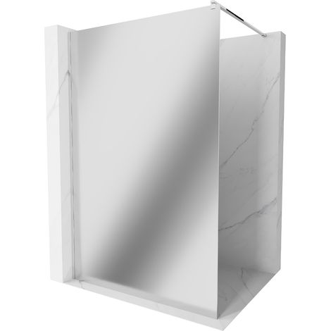 Mexen Kioto Duschwand 100 x 200 cm, Spiegel 8 mm, Chrom - 800-100-101-01-50