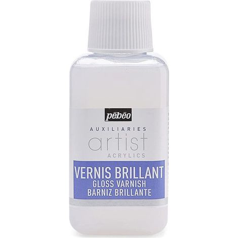 Peinture - PÉBÉO - Vernis Acrylique Brillant - 250 ml - Phase Aqueuse - Finitions Idéales
