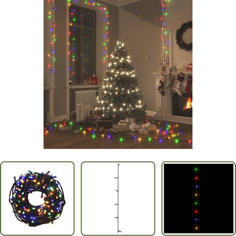 vidaXL Tira de luces con 2000 LED PVC multicolor 200 m (1/5)