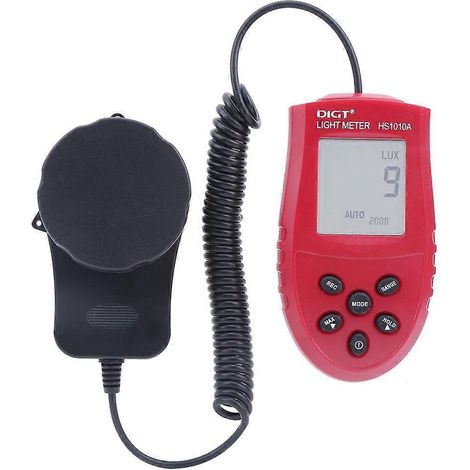 Photomètre numérique HS1010A de haute précision, avec sélection automatique de la plage de mesure et photomètre intégré