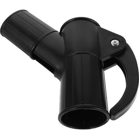 Poignée de levage large réglable en hauteur et compatibilité en plastique noir simple avec accessoires pour parasol déporté pour la détente en plein air et la plage (1/5)