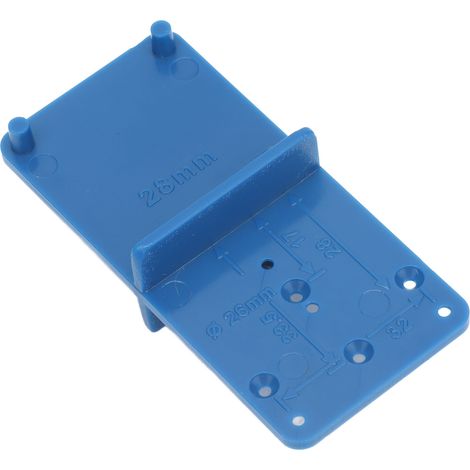Ensemble de 10 gabarits de perçage et de positionnement pour charnières de 28 mm et 37 mm pour portes et armoires - Outils manuels de bricolage B (Type large) (1/5)