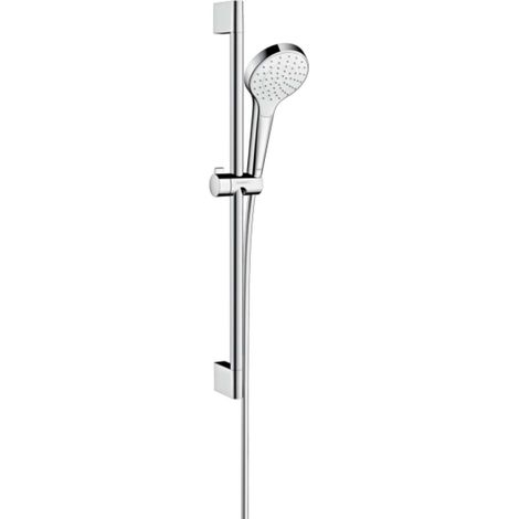 Hansgrohe Croma Select S - Conjunto de ducha 1jet 0,65m, blanco/cromo 26564400 (1/3)