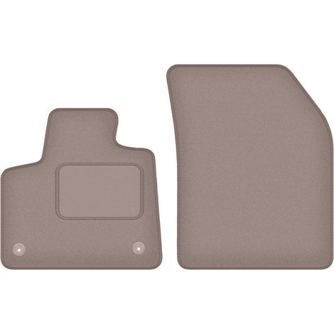 Tapis de sol avant pour : Peugeot 5008 II GT Line 7 places (2017-2020) beige