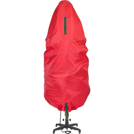 Sac De Rangement Pour Arbre De Noël - Tissu Enduit 210D Imperméable - Fermeture Éclair Et Sangles Réglables - Pour Arbre Artificiel Monté Jusqu'à 9 Pieds - 1 Pièce (1/5)