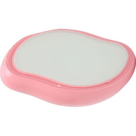 Épilateur féminin pour corps, jambes, bras et dos, portable, réutilisable, facile à nettoyer, outil d’épilation exfoliant (version améliorée avec couvercle), rose (1/5)