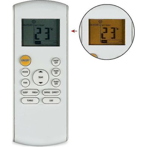 Fernbedienung für Beko Midea Klimaanlagen RG57K7(B)/BGEF/RG57A1(B)/RG57B(B)/BGE (1/5)