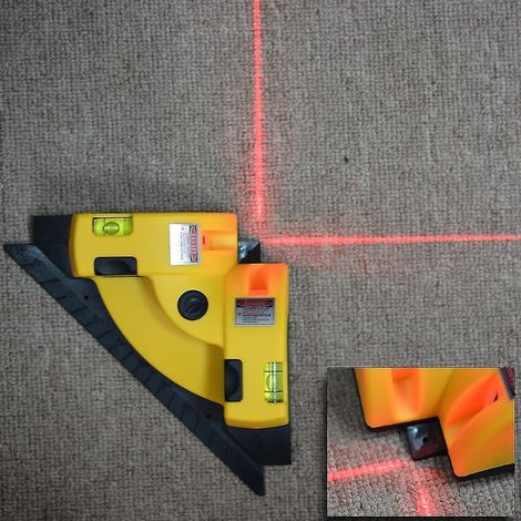 Niveau laser vertical horizontal à 90 degrés (1/4)