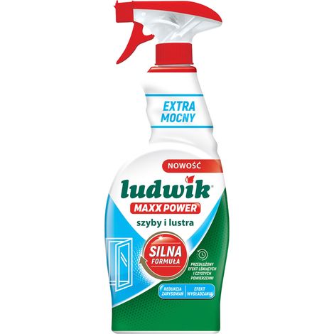 Ludwik Maxx Power Limpiador de Ventanas y Espejos en Spray 750 ml (1/4)