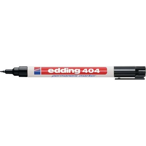Marcador permanente 404 línea negra 0,75 mm punta redonda EDDING (Por 10)