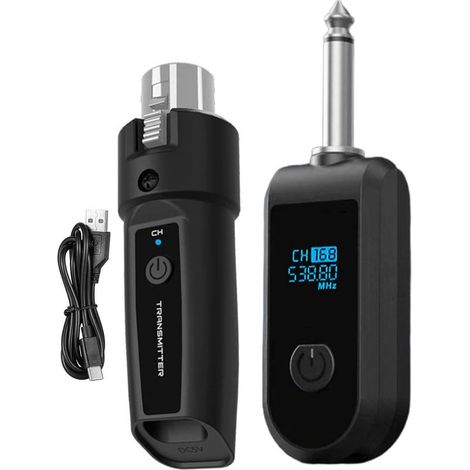 Adaptateur de microphone sans fil : outil de mixage audio portable, connecteur audio sans fil Ensemble émetteur, adaptateur audio pour microphone et instruments pour la zone VL (1/5)