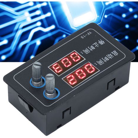 Module transistor à effet de champ NMOS à temporisation marche/arrêt YF-15, haute précision cyclique 1 ms, 7-27 V CC (1/5)