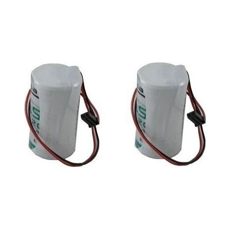 Saft 2 Batterie litio 3,6V 13Ah Urmet centrale 1057/008 compatibili 1057/612