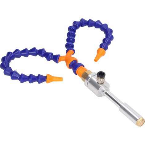 Rubberskin Pistolet à Air Froid avec le Tube Flexible le Processus Mécanique d'Alliage d'Aluminium ,7 Bar 520BTU double tête Tube universel