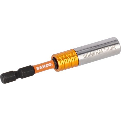 Bahco 1/4 Torsion Bithalter mit Schnellspanner, magnetisch, 75 mm (1/4)