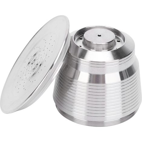 Ensemble de capsules à café en acier inoxydable 304, réutilisables et rechargeables, avec accessoires pour la préparation du café filtre. (1/5)