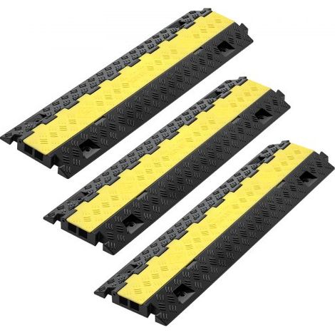 Rampe de Protection Câbles - Lot de 3 Passage de Câble au Sol 2 (1/5)