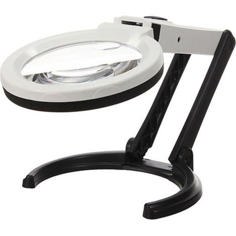 Loupe pliable grand format avec éclairage LED, 2 x 120 mm (1/5)