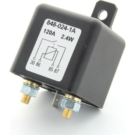 Relais 4 broches 24V 120A - Interrupteur de commande de batterie à haute performance - Relais de démarrage pour voiture