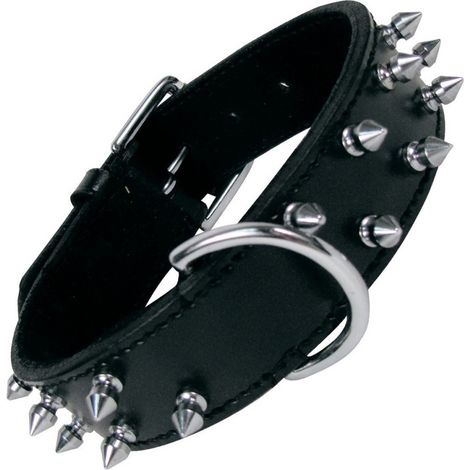 Gloria Collier pour Chien Noir Clous 65 cm