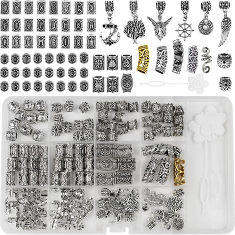 Ensemble de 106 accessoires pour cheveux en papier aluminium (1/4)