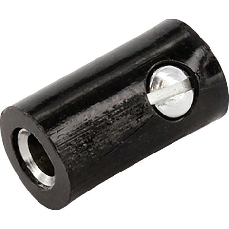 econ connect HOK25SW Miniatur-Rundsteckverbinder Kupplung, gerade Schwarz 1 St. Bulk (1/2)