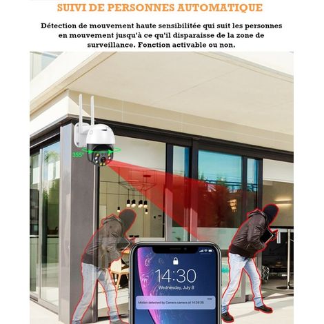 Caméra de surveillance dôme extérieur wifi longue portée (1/5)