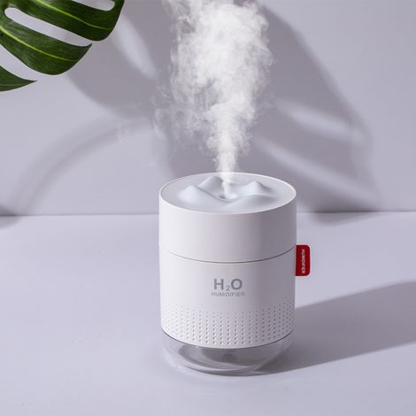 Mini humidificateur d'air pour bébé, sans pile, portable, silencieux, pour la chambre ou le bureau (USB). (1/5)