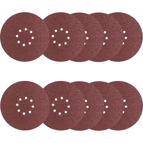 Schleifscheibe 225mm P40 10x Klett Schleifscheiben Stahl Metall Kunststoff Holz (1/2)