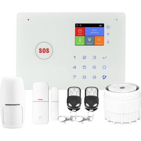 Alarme maison connectée 4G sans fil wifi gsm amazone - lifebox (1/5)