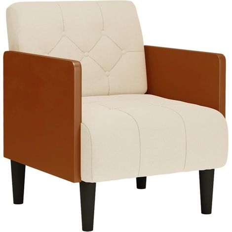 Maison Exclusive - Divano Sedia con Braccioli 55 cm Lino